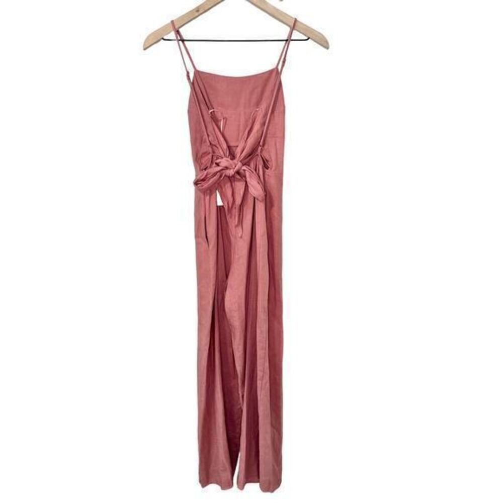 NWT Francesca’s Nancie Tie Back Wide-leg Jumpsuit Size XS - Picture 5 of 7